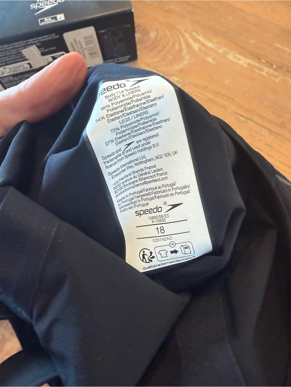 Women’s Speedo Black Fastskin Tech Racing Suit - Picture 4 of 6